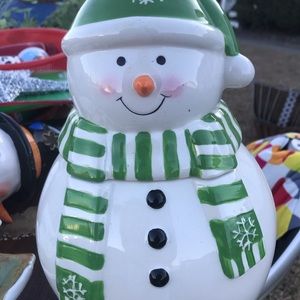 Kitchen - Snowman cookie jar Kitchen - Snowman cookie jar